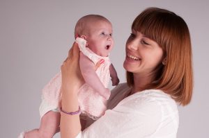 妻と子供